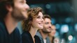 © RATTHAKORN - Engaging team meeting with smiling professionals modern office professional interaction collaborative environment close-up view positive vibes