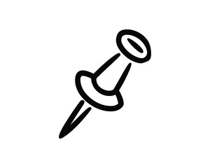 Poster - Push Pin Vector Illustration for Notice Board and Reminders