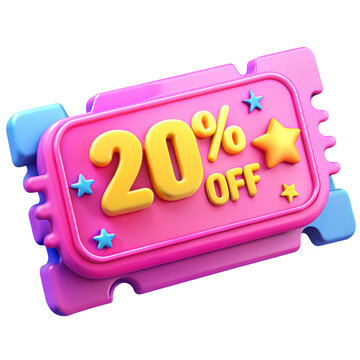 Red back to school sale sign with a 3D discount symbol and percentage off text, a vector illustration for a new year offer banner design on a transparent background