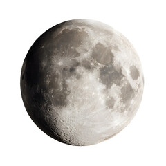 Wall Mural - moon isolated on transparent background