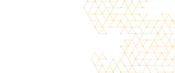 Fototapete - Vector abstract geometric modern triangles technology pattern background
