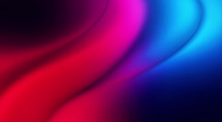 Poster - Abstract Video of Flowing Colors: Red, Pink, Purple, and Blue Gradient