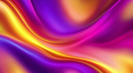 Poster - Abstract Video of Flowing Colors with Vibrant Hues and Smooth Transitions