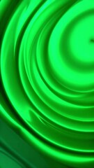 Poster - Abstract Green Swirls Video: Fluid Motion and Vibrant Color Transitions