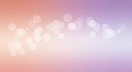 Poster - Abstract Light Bokeh Pattern with Soft Pink Purple Tones for Background Design