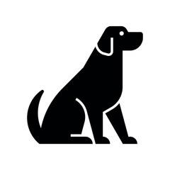 Poster - Dog Logo. Icon design. Template elements
