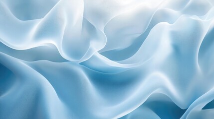 Fototapete - Minimal light blue abstract texture formed by compressed thin and thick lines arranged in an airy pattern for a fresh modern atmosphere