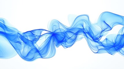 Fototapete - Futuristic medical tech design with abstract blue digital lines expressing dynamic movement in innovation research and healthcare science
