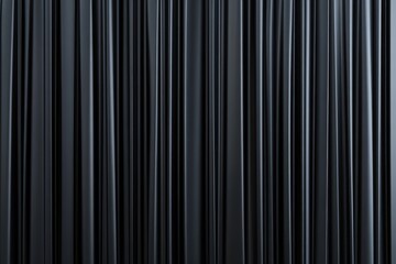 Fototapete - Vertical black smooth lines create an abstract modern background resembling the sea, Black smooth vertical lines Abstract background Seamless