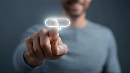 Poster - Sales pitch optimizer icon concept focusing on techniques to refine messaging based on customer needs and preferences.sales.  – Animated Video Version