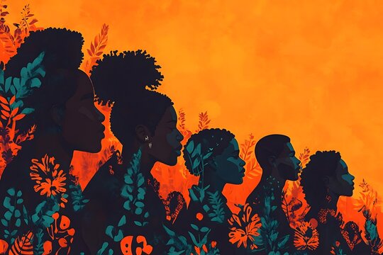 Black history month background.