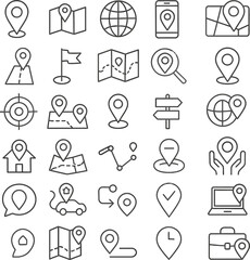 Fototapete - Education and Web Icon Set with Various Symbols for Online and Business Use