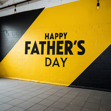 Happy father's day greeting card design