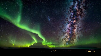 Wall Mural - the milky and the milky in the sky