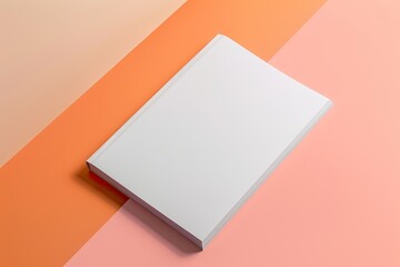 Poster - Flatlay Paper Mockup on Table Modern and Minimalistic Design Created with