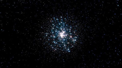 Wall Mural - a cluster of stars in the sky