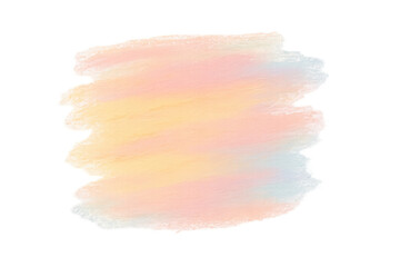 Poster - Creating a textured effect with brush strokes in soft pastel colors, featuring a transparent background for versatile artistic applications