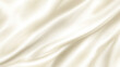 © z - White background, beige silk fabric with natural folds, smooth texture, close-up view, vector illustration, high resolution, highly detailed textures, volumetric lighting. This image showcases a luxur