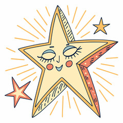 Poster - star burst background