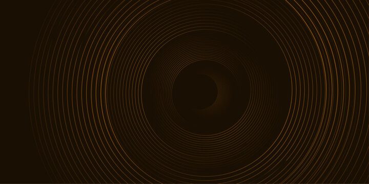 Abstract brown concentric circles and lines, a vibrant and dynamic design. Great for backgrounds, prints, web graphics, and technology themes-Use for banner, cover, poster, wallpaper, futuristic
