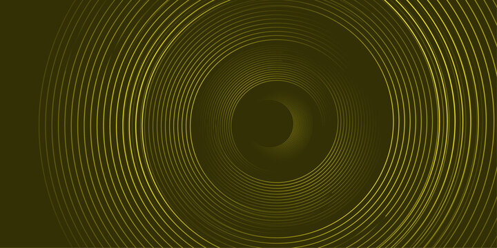 Abstract oliveconcentric circles and lines, a vibrant and dynamic design. Great for backgrounds, prints, web graphics, and technology themes-Use for banner, cover, poster, wallpaper, design with space