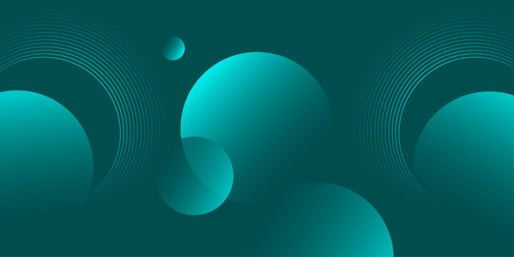 Abstract 3d aqua concentric circles and lines, a vibrant and dynamic design. Great for backgrounds, prints, web graphics, and technology themes-Poster background-Banner template