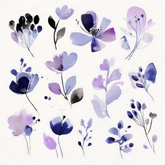 Poster - seamless pattern with flowers