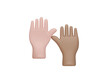 © HALIMA - hand icon 3d illustration render