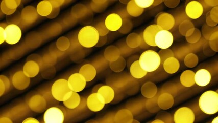 Wall Mural - a close up of a yellow christmas tree with lights