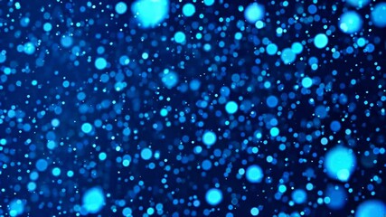 Wall Mural - blue lights shine brightly in the dark sky