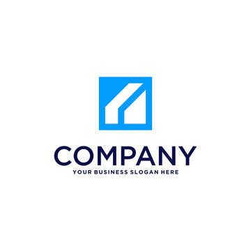 building logo design with apartment