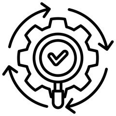 Poster - Check Line Icon