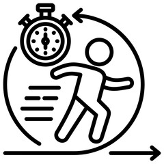 Poster - Agility Line Icon