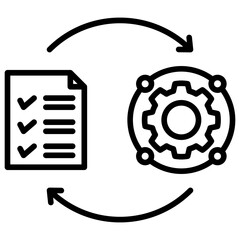 Poster - Implementation Line Icon