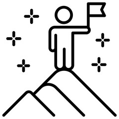 Poster - Goal Line Icon