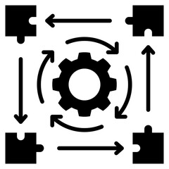Poster - Alignment Glyph Icon