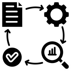 Poster - Pdca Glyph Icon