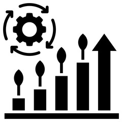 Poster - Sustainable Development Glyph Icon
