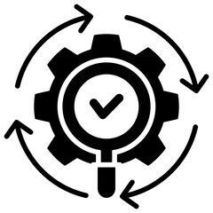 Poster - Check Glyph Icon