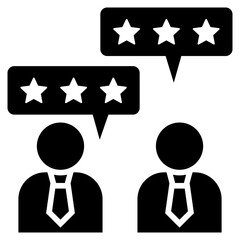 Poster - Customer Satisfaction Glyph Icon