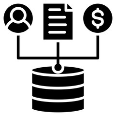 Poster - Data Collection Glyph Icon