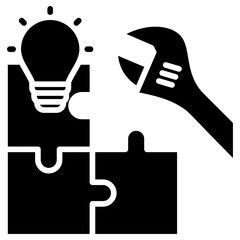 Poster - Problem Solving Glyph Icon