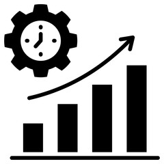 Poster - Efficiency Glyph Icon