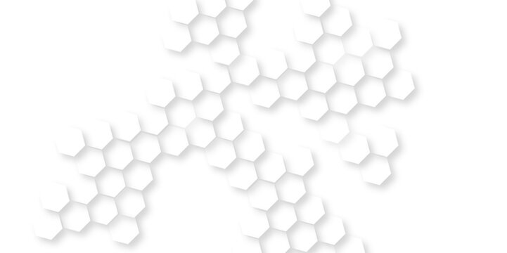 abstract honeycomb mosaic white background,  group of hexagons are arranged in rows, abstract geometric white texture background, white Wide hexagon background site head 3d illustration.