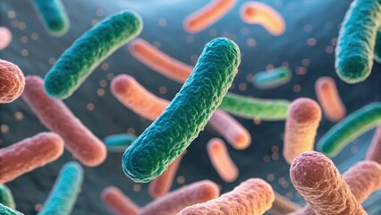Poster - Live Gut Bacteria Interacting in Detailed Gigapixel View
