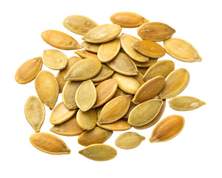  pumpkin-seeds isolated on white background png, ai generated