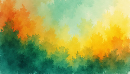 Colorful Abstract Watercolor: Rainbow Blend, Artistic & Vibrant Background