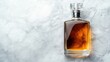 © Larisa AI - A beautifully crafted whiskey decanter on a marble surface, highlighting sophistication and the enjoyment of fine spirits, perfect for connoisseurs and enthusiasts alike.