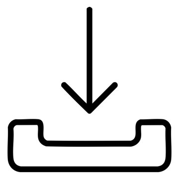 Download Icon Simple, Clean Vector Illustration