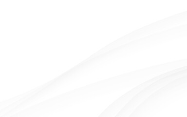 Fototapete - White abstract background clean modern minimalist design subtle light gray curves